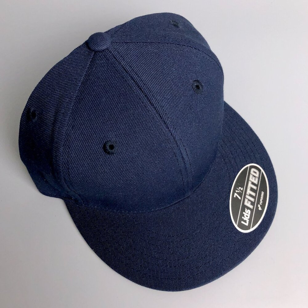 BNWT Lids Fitted Blue Navy Hat 7.5
